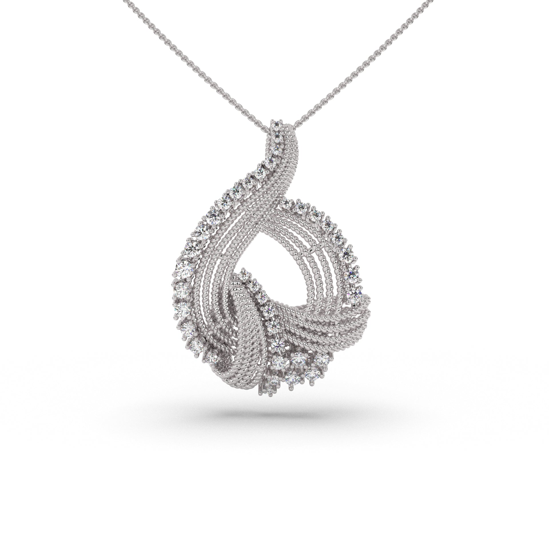 Serenity Swan pendant