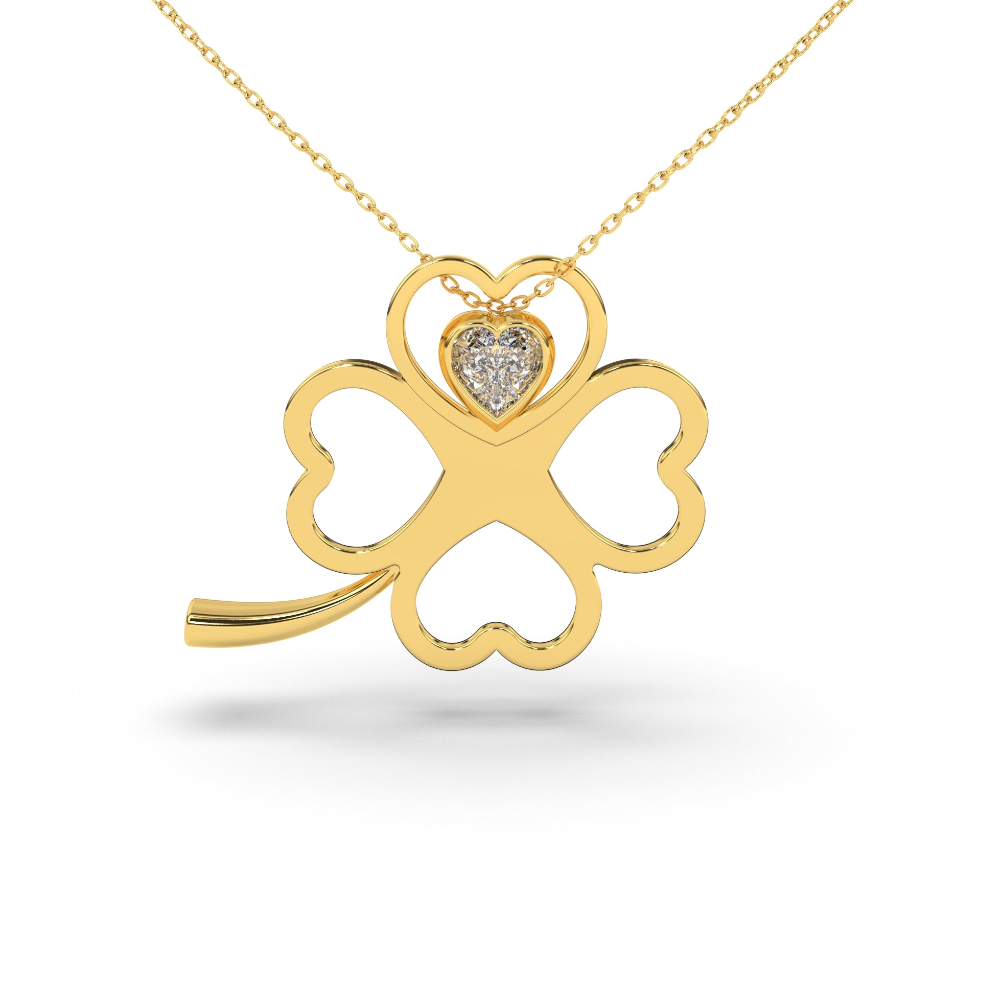 The Shamrock Serenity Pendant