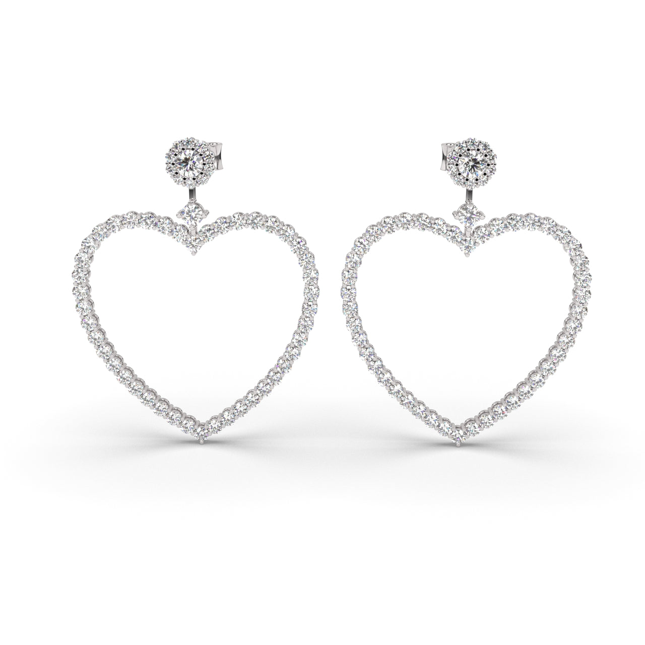 Sparkling Hearts Finesse Earrings