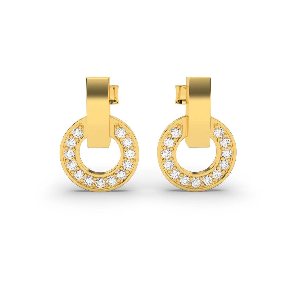 The Dazzling Halo earrings