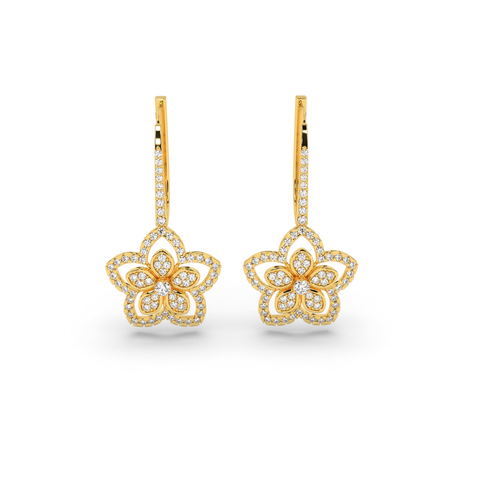 Blooming Pink Panache Earrings