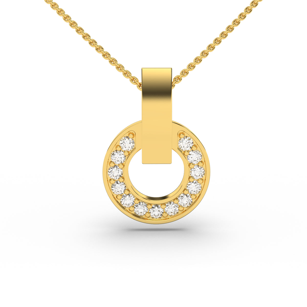 The Dazzling Halo pendant