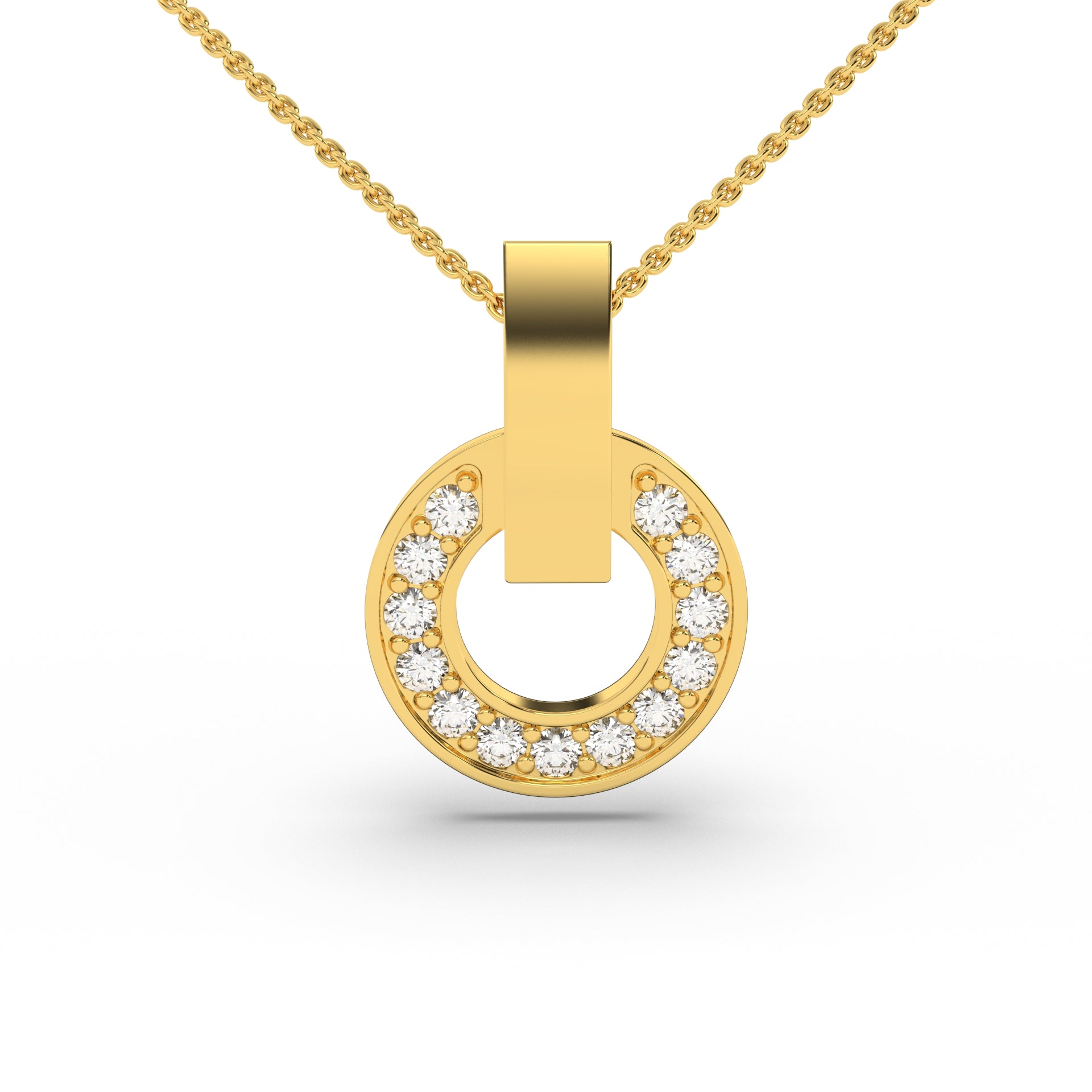 The Dazzling Halo pendant