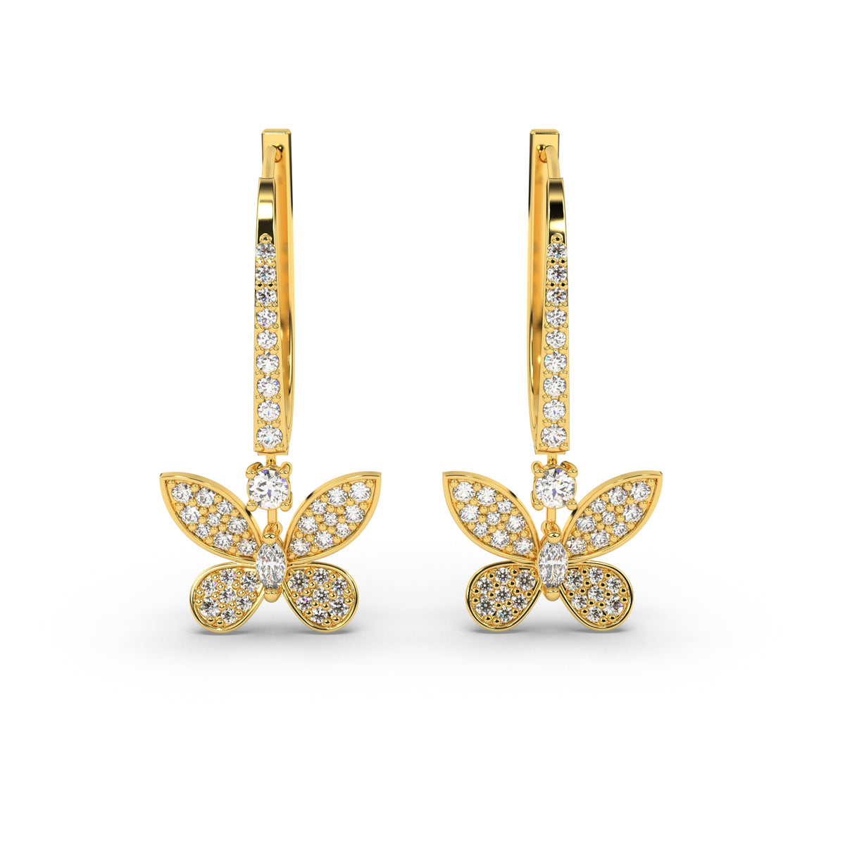 Butterfly Cascade Charms