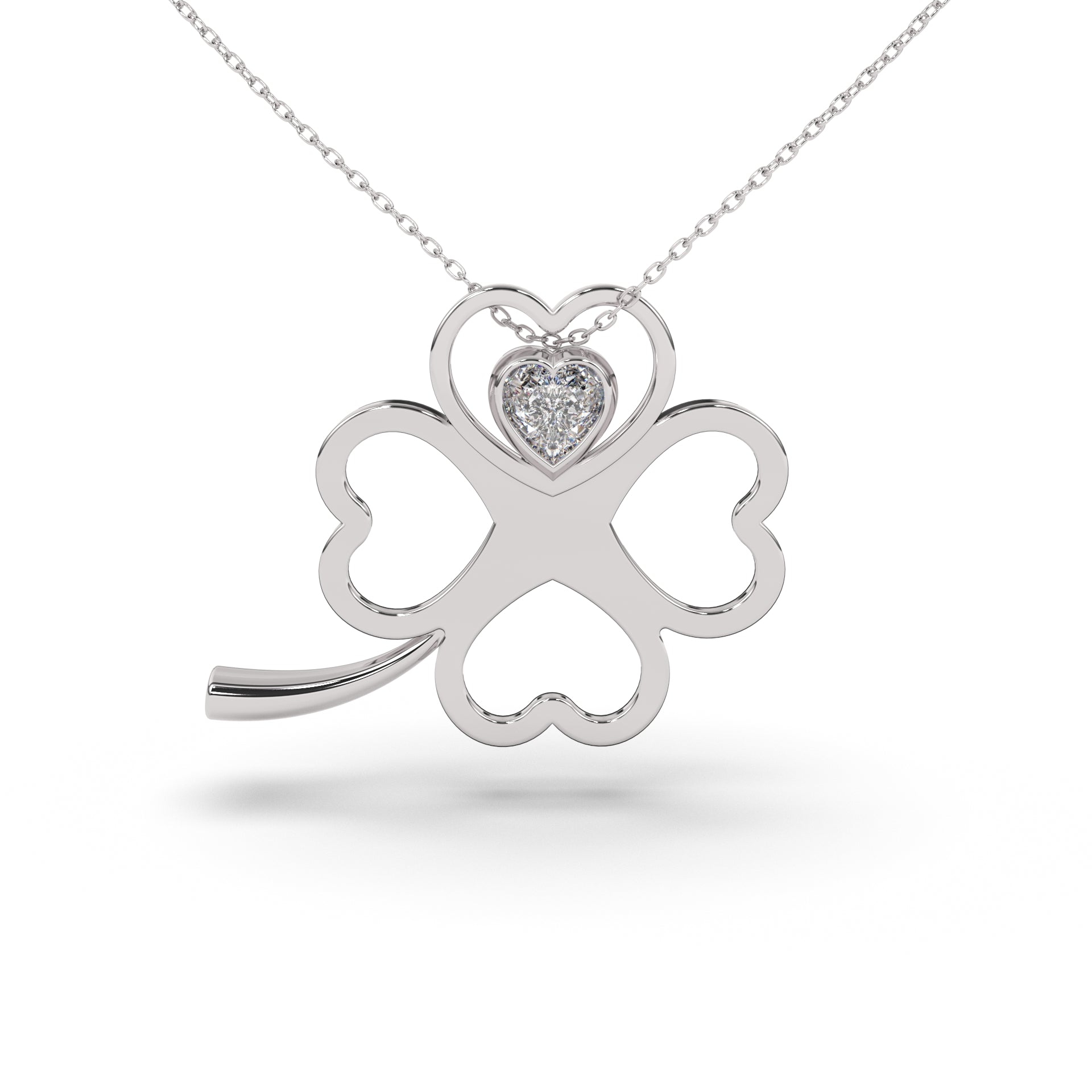 The Shamrock Serenity Pendant