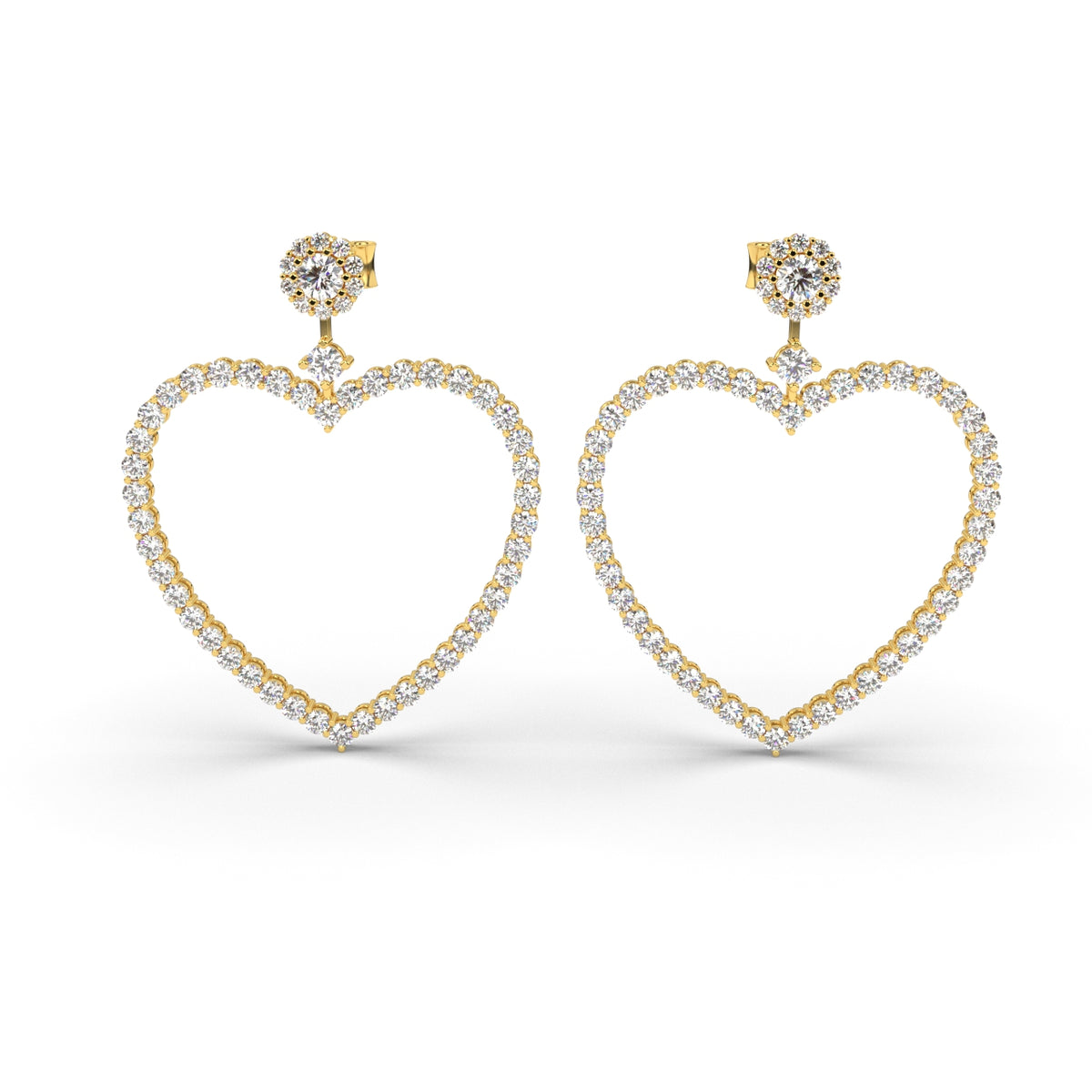 Sparkling Hearts Finesse Earrings