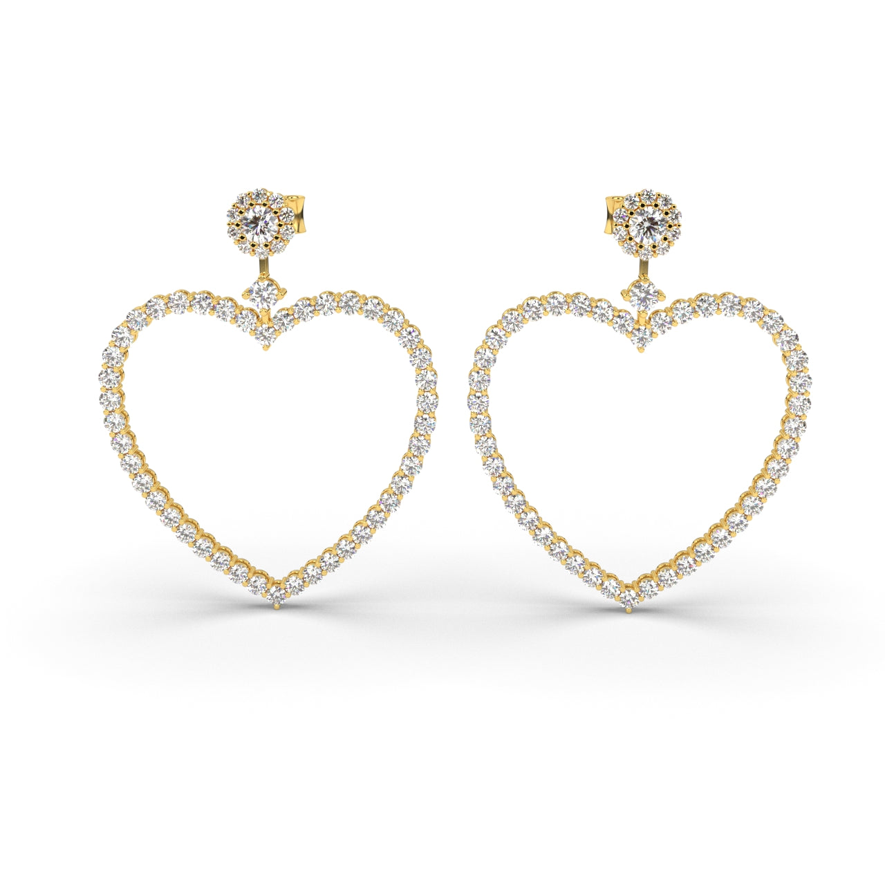Sparkling Hearts Finesse Earrings