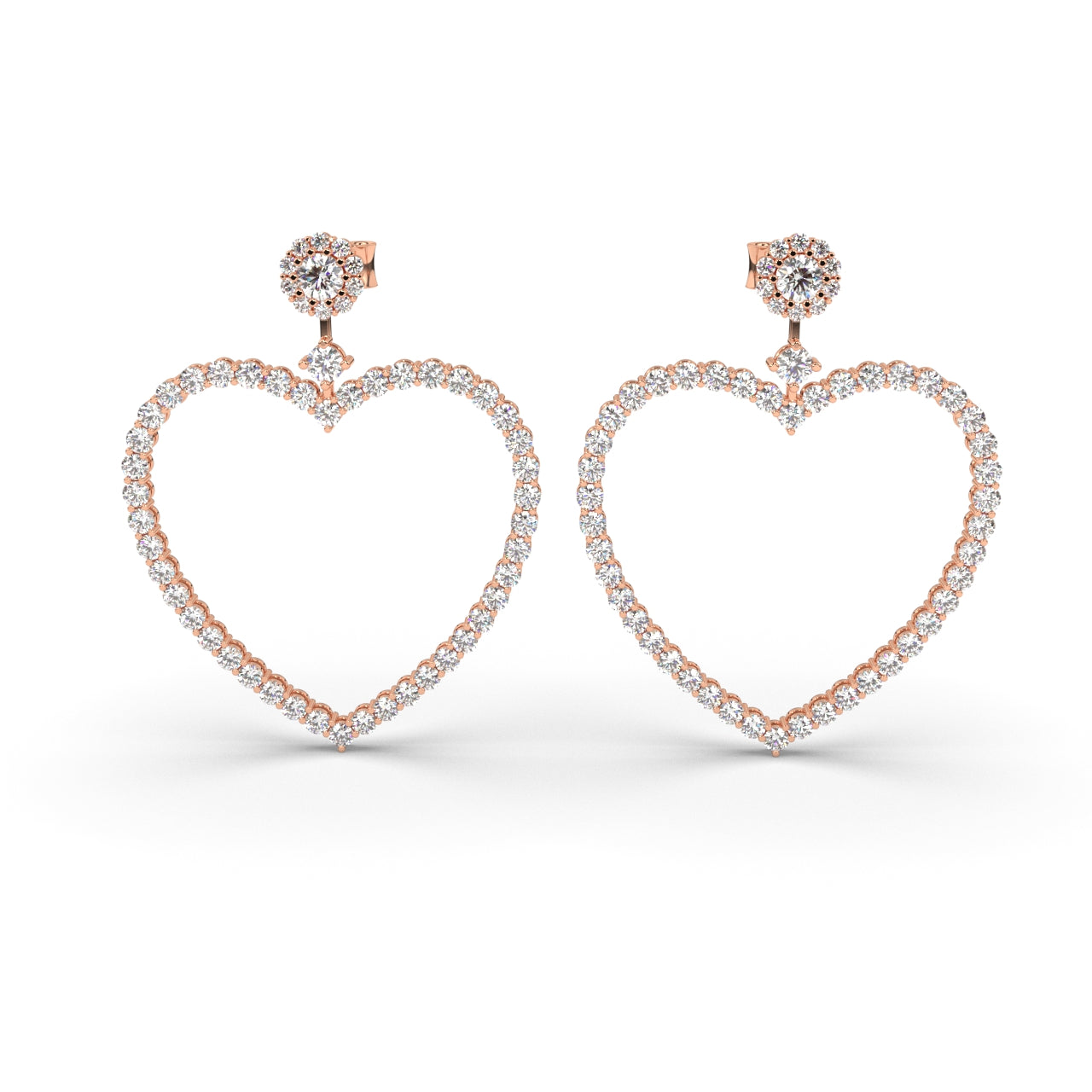 Sparkling Hearts Finesse Earrings