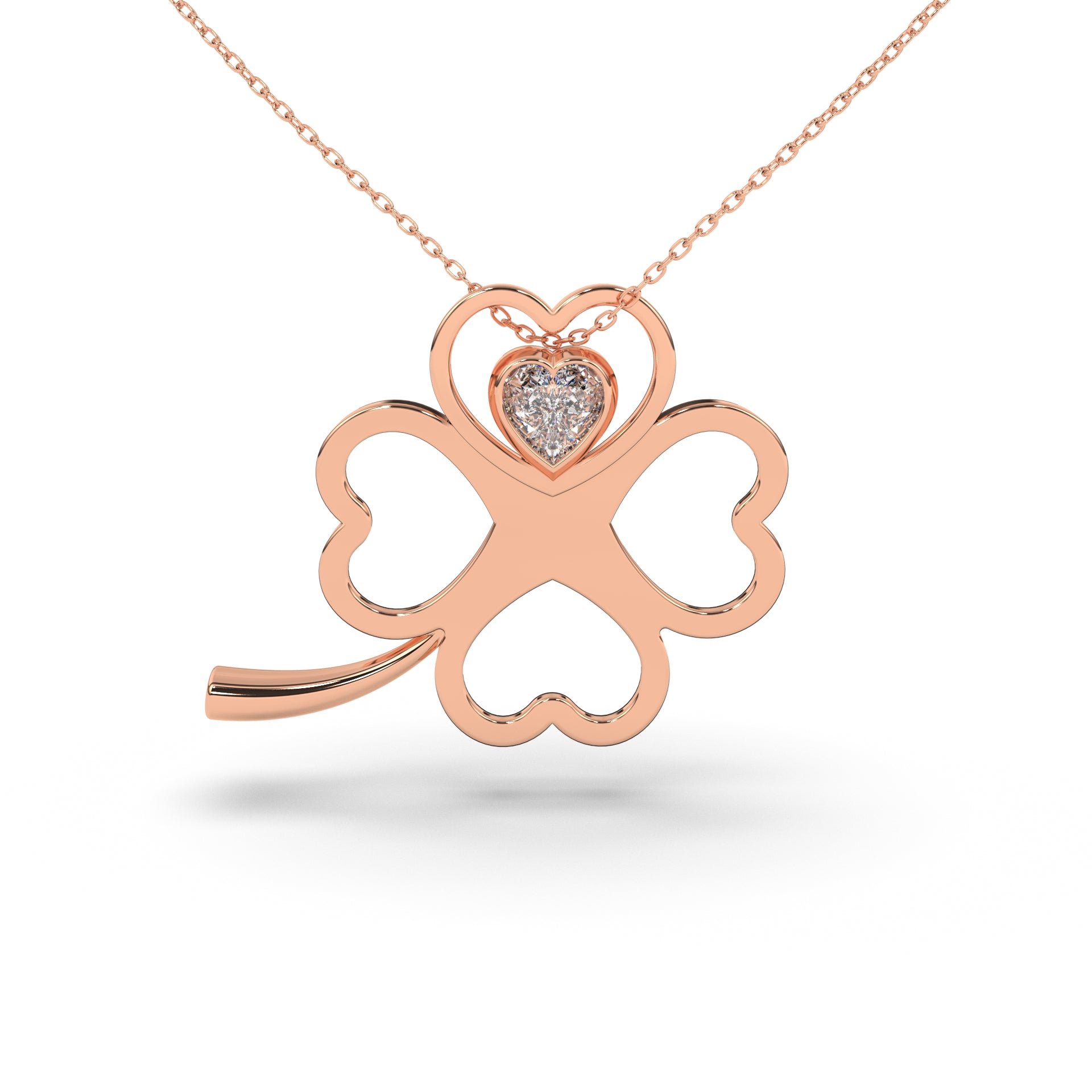 The Shamrock Serenity Pendant