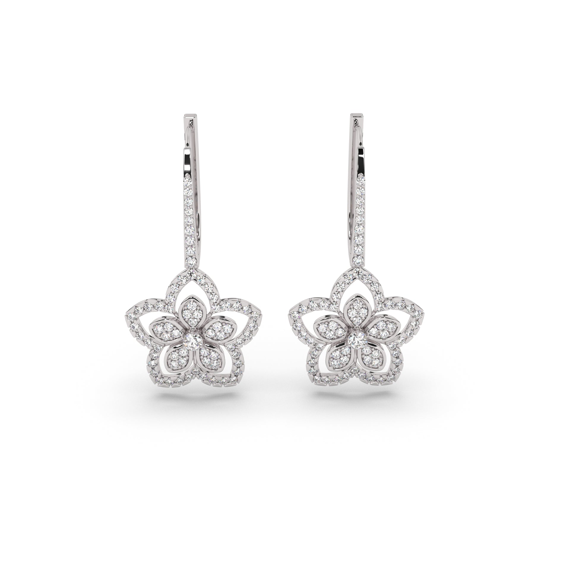 Blooming Pink Panache Earrings