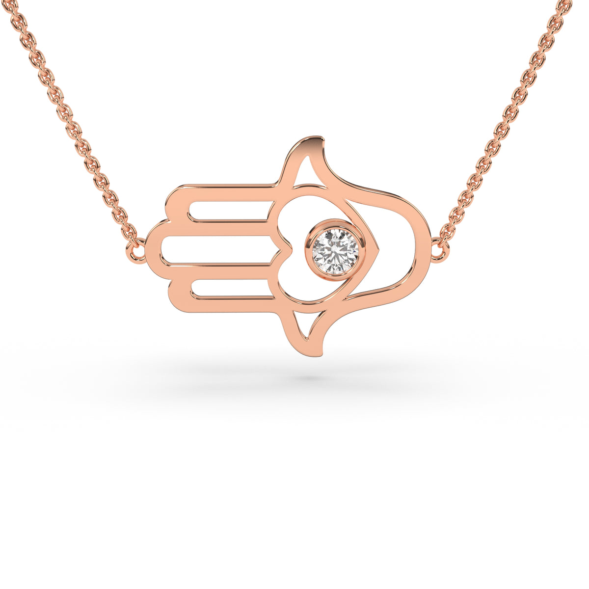 Hamsa Heart Harmony Pendant