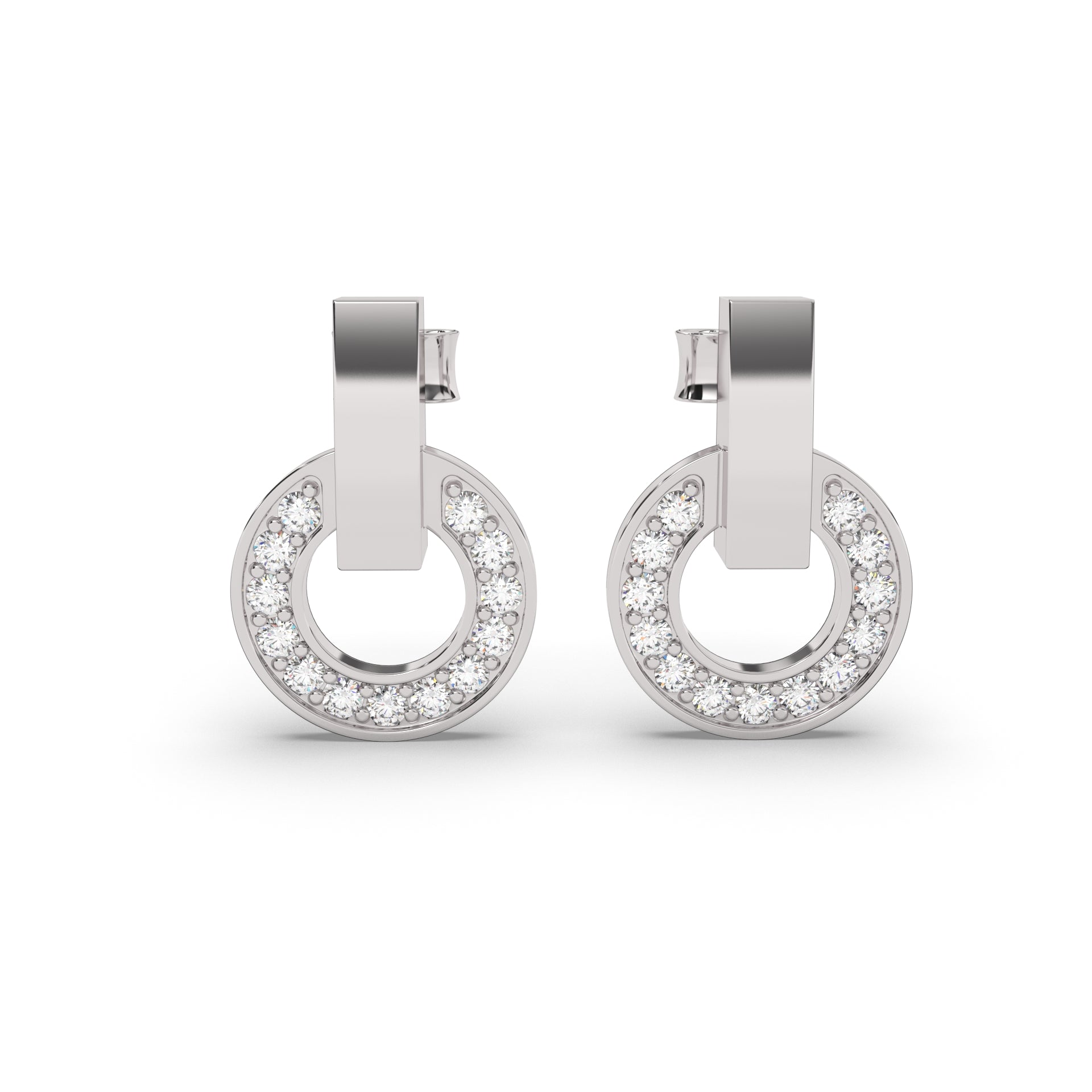 The Dazzling Halo earrings