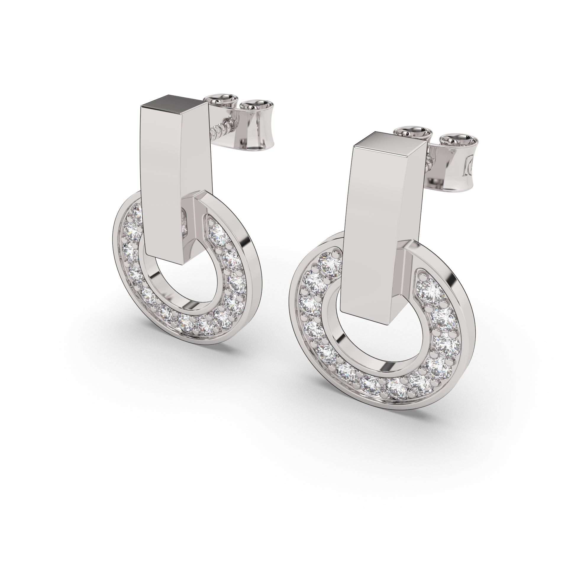 The Dazzling Halo earrings