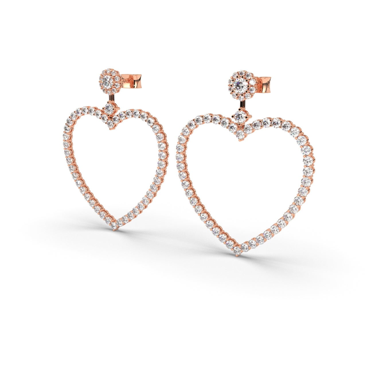 Sparkling Hearts Finesse Earrings