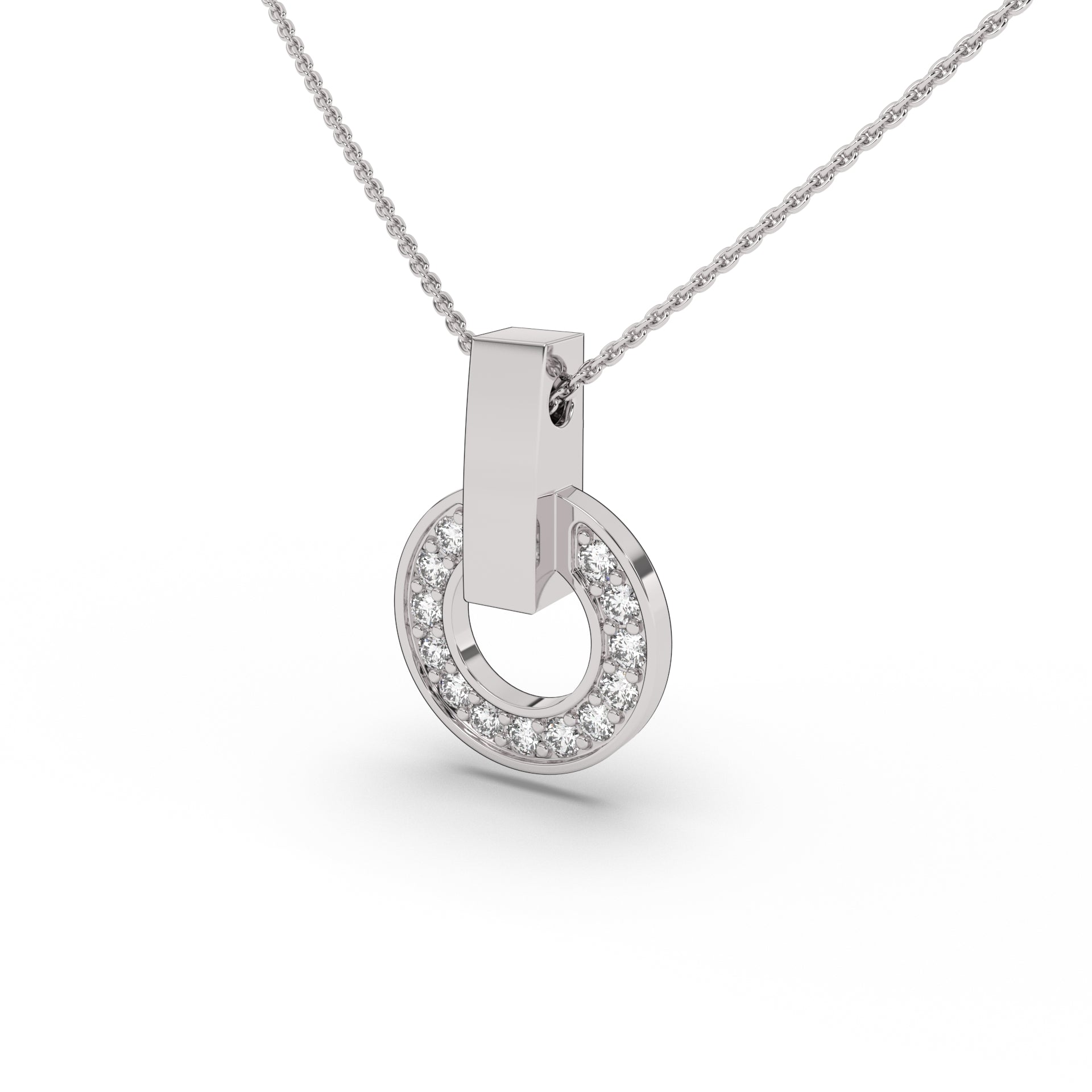 The Dazzling Halo pendant