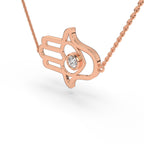 Hamsa Heart Harmony Pendant