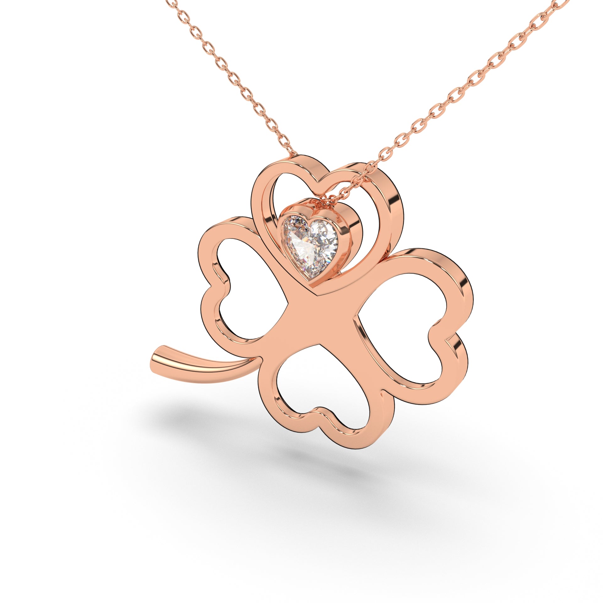 The Shamrock Serenity Pendant
