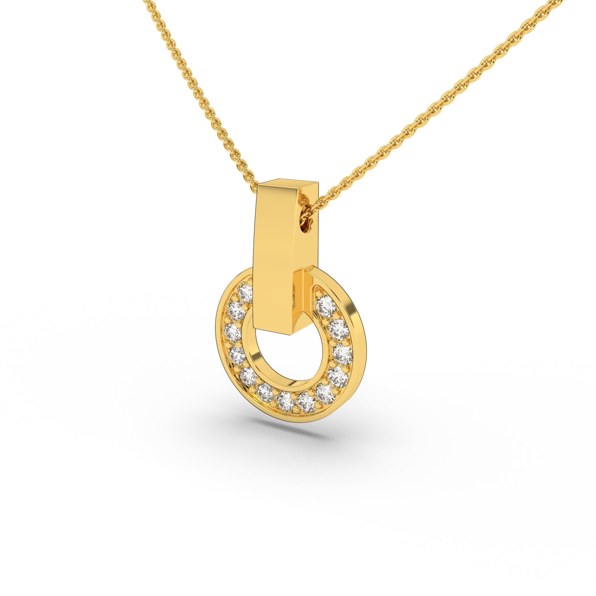 The Dazzling Halo pendant