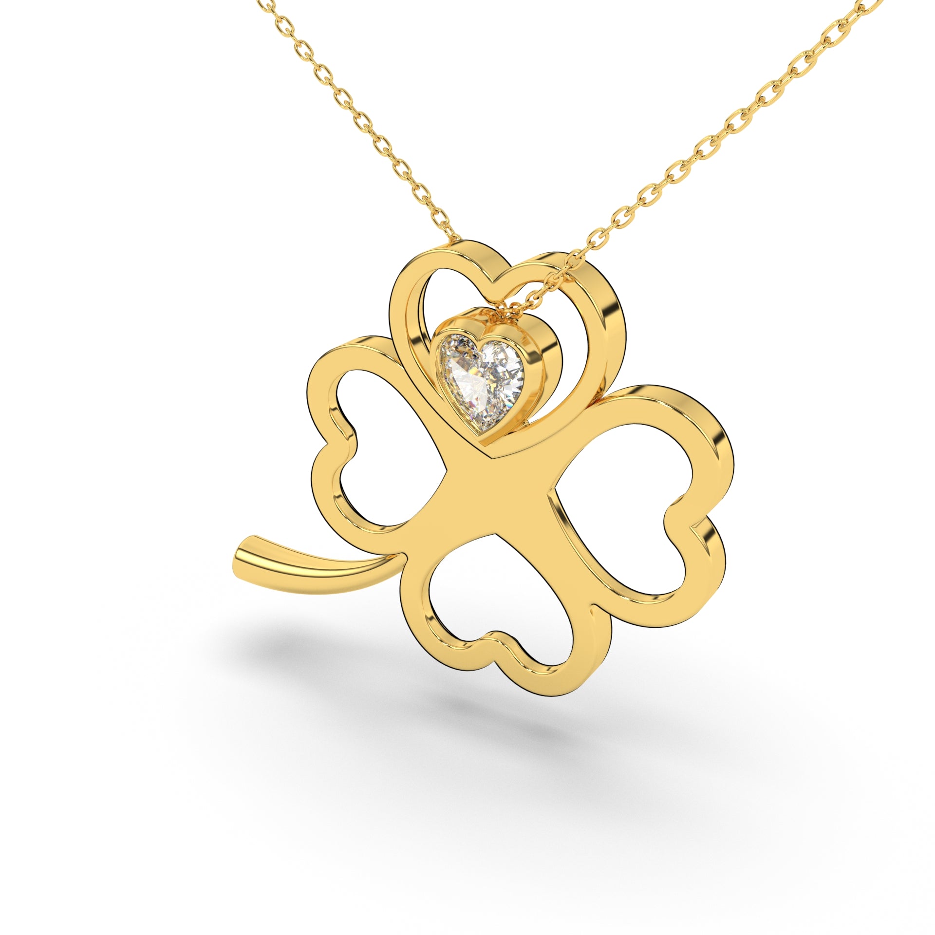 The Shamrock Serenity Pendant