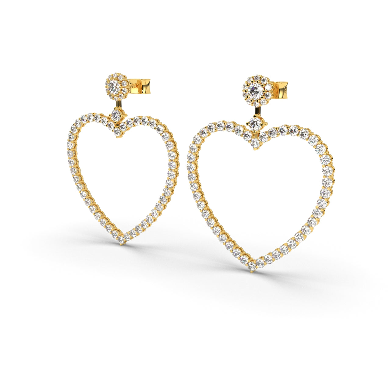 Sparkling Hearts Finesse Earrings