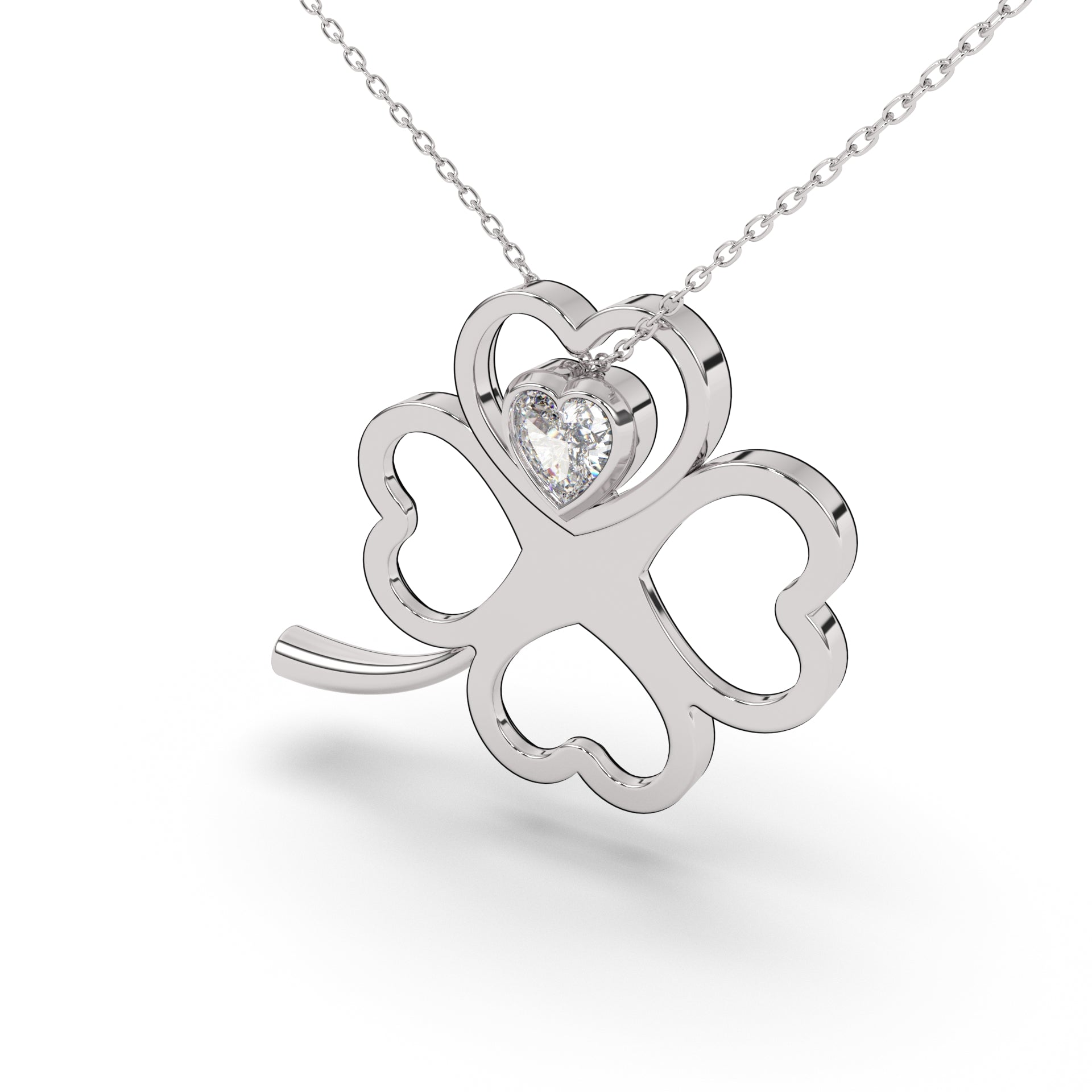 The Shamrock Serenity Pendant