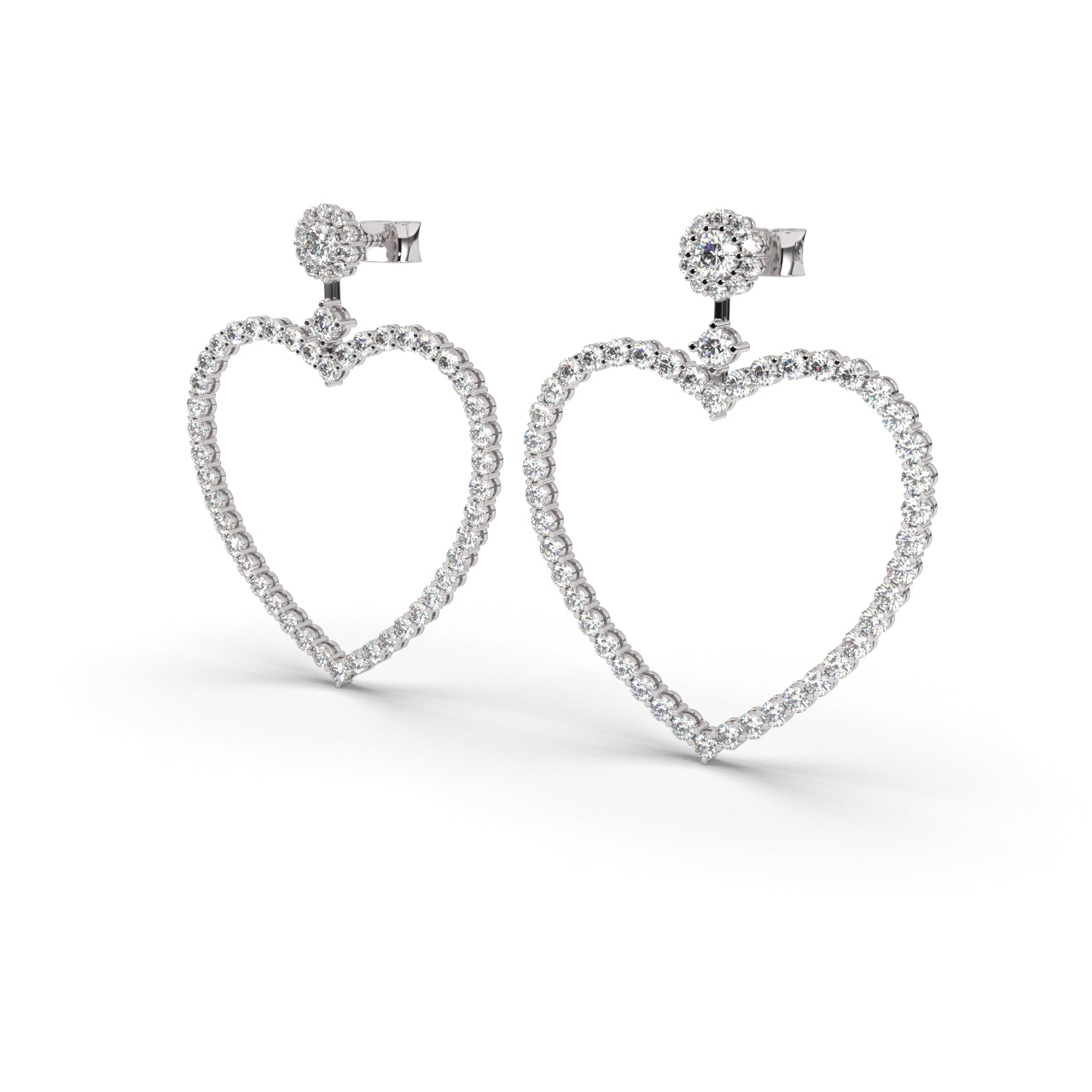 Sparkling Hearts Finesse Earrings