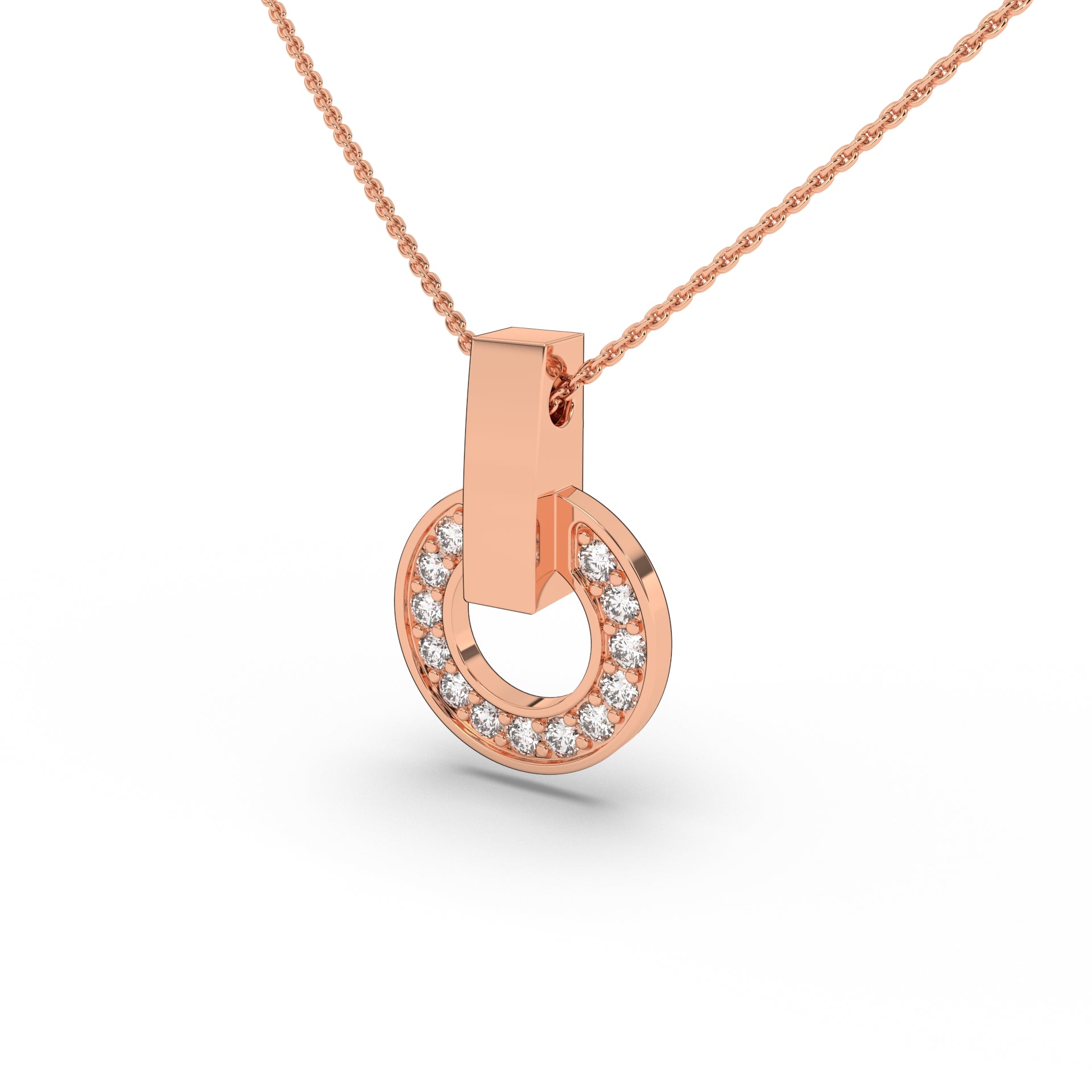 The Dazzling Halo pendant