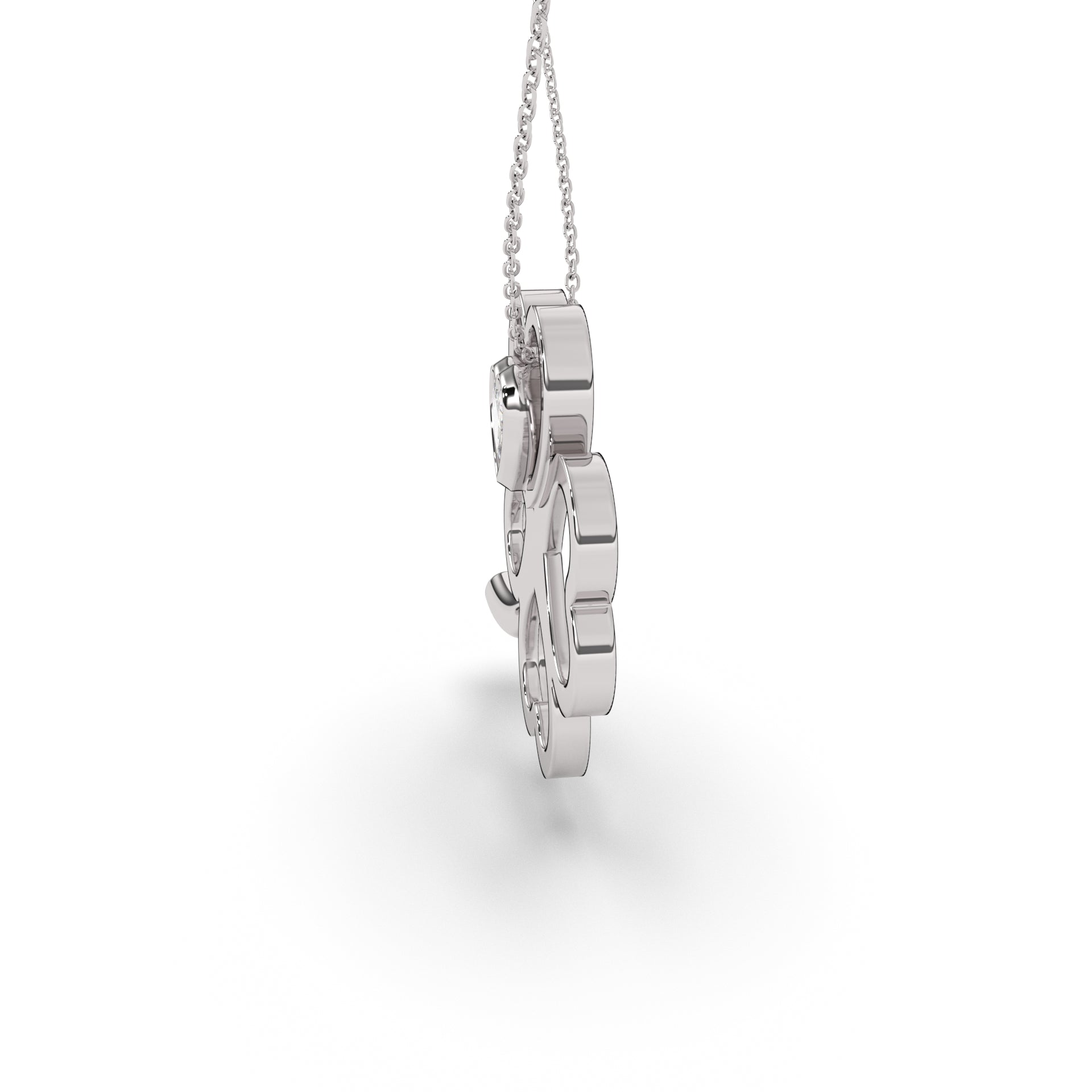 The Shamrock Serenity Pendant