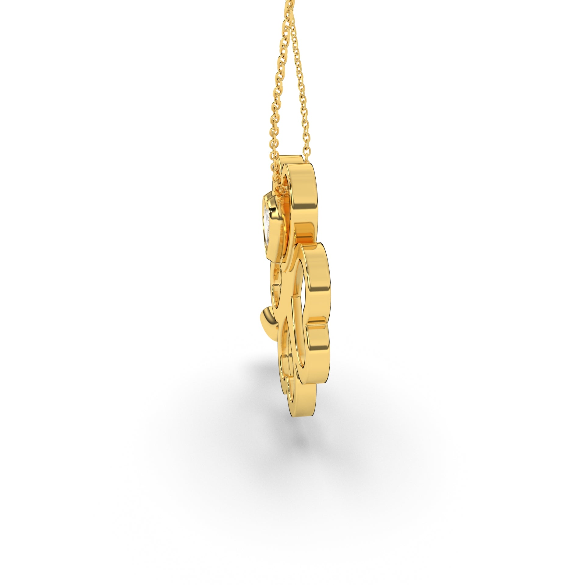 The Shamrock Serenity Pendant