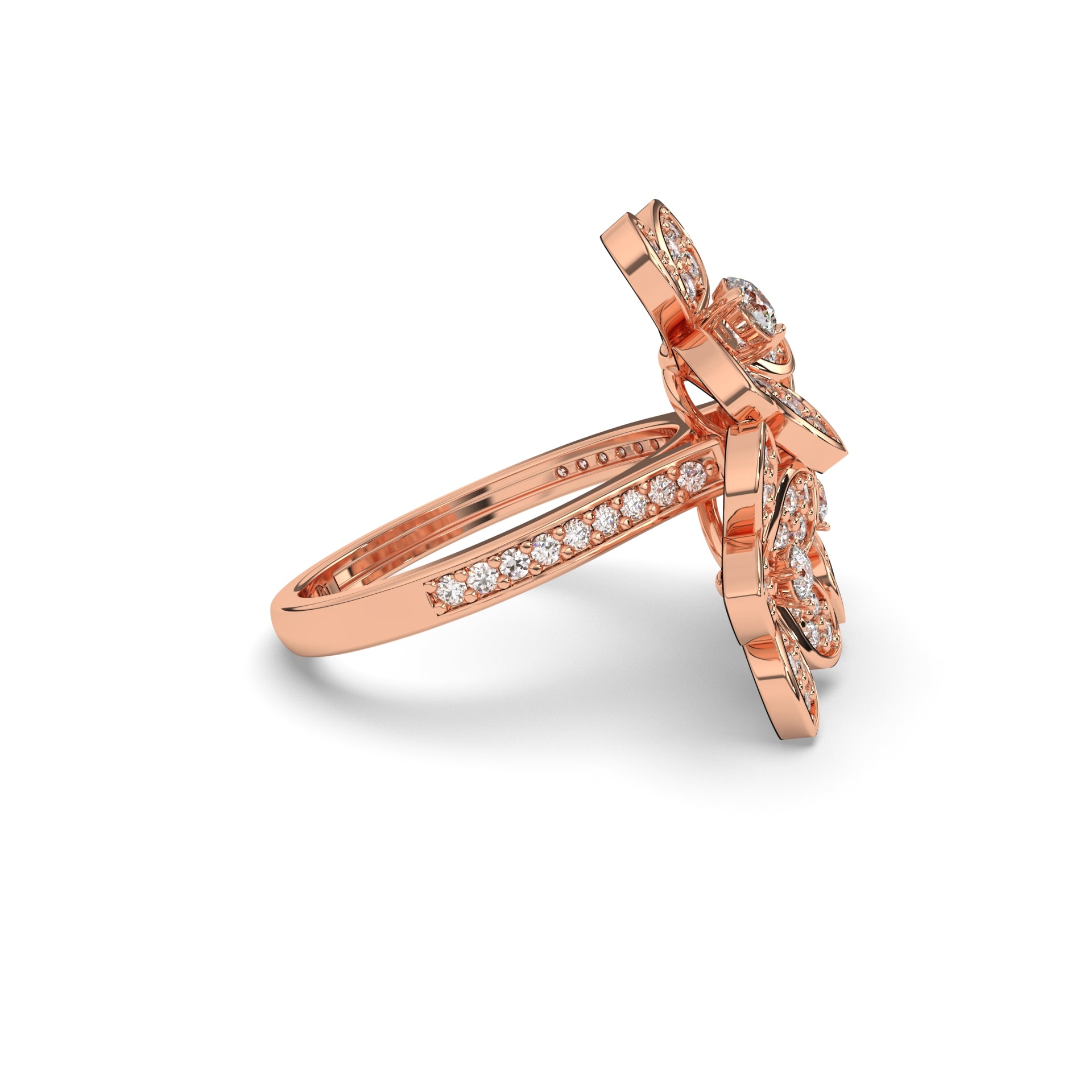 Floral Trinity Royale Ring