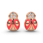 Ladybug Luck Charm Earrings