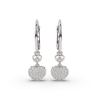 Sparkling Hearts Cascade Earrings