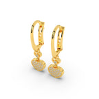 Sparkling Hearts Cascade Earrings