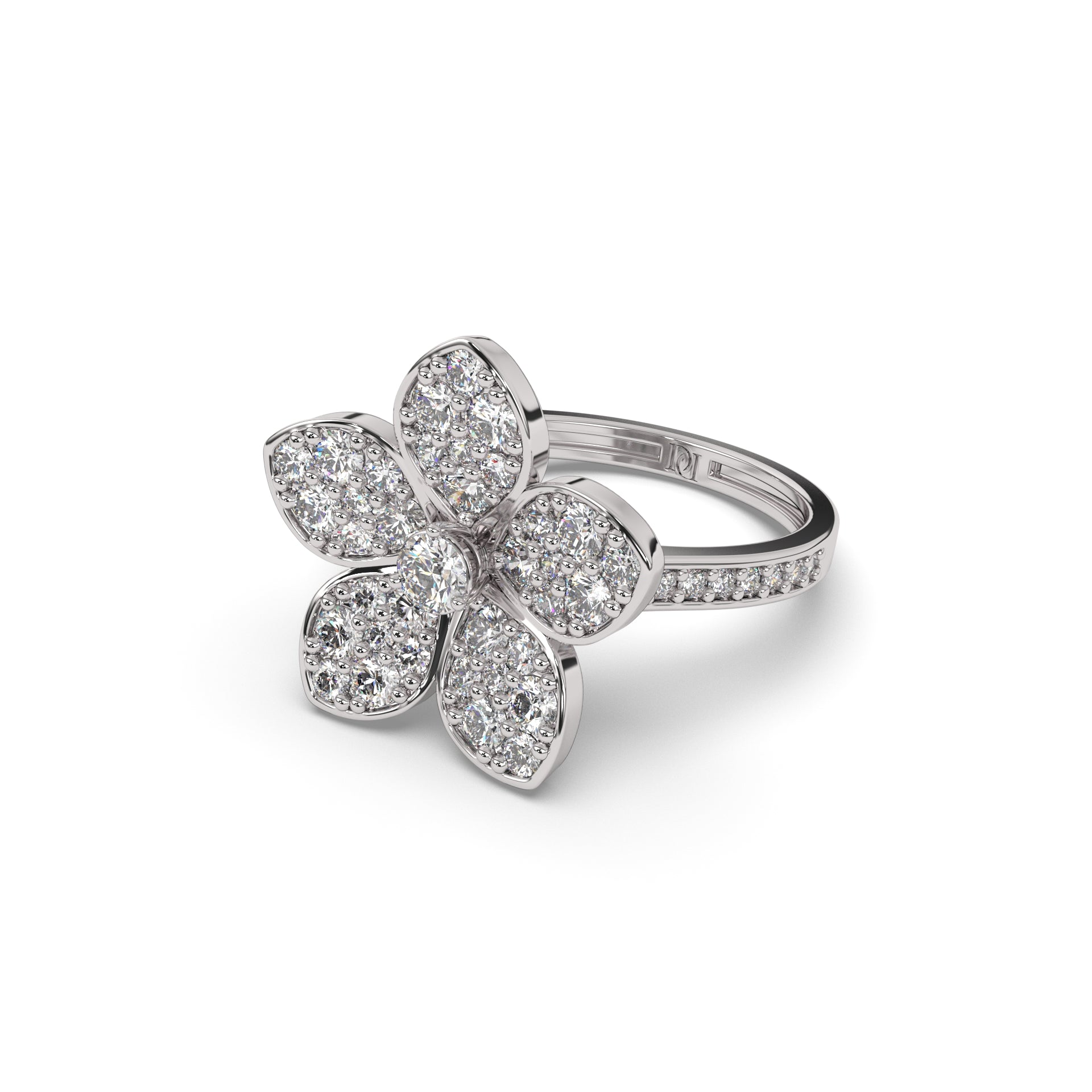 Floral Pink Panache Ring