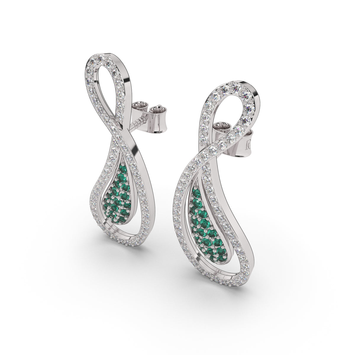Binate Fusion Drops Earrings