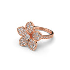 Floral Pink Panache Ring