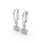Sparkling Hearts Cascade Earrings
