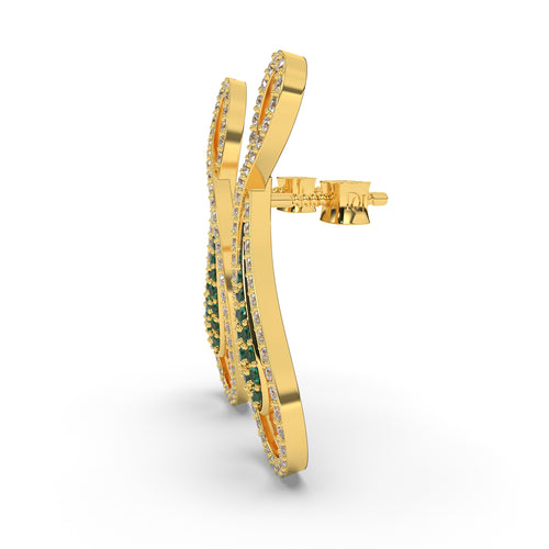 Binate Fusion Drops Earrings