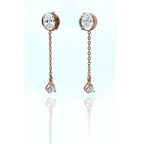Detachable Oval Solitaire
