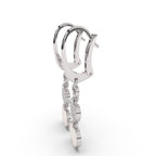 Trinity Hearts Cascade Earrings
