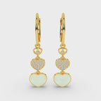 Trinity Hearts Cascade Earrings