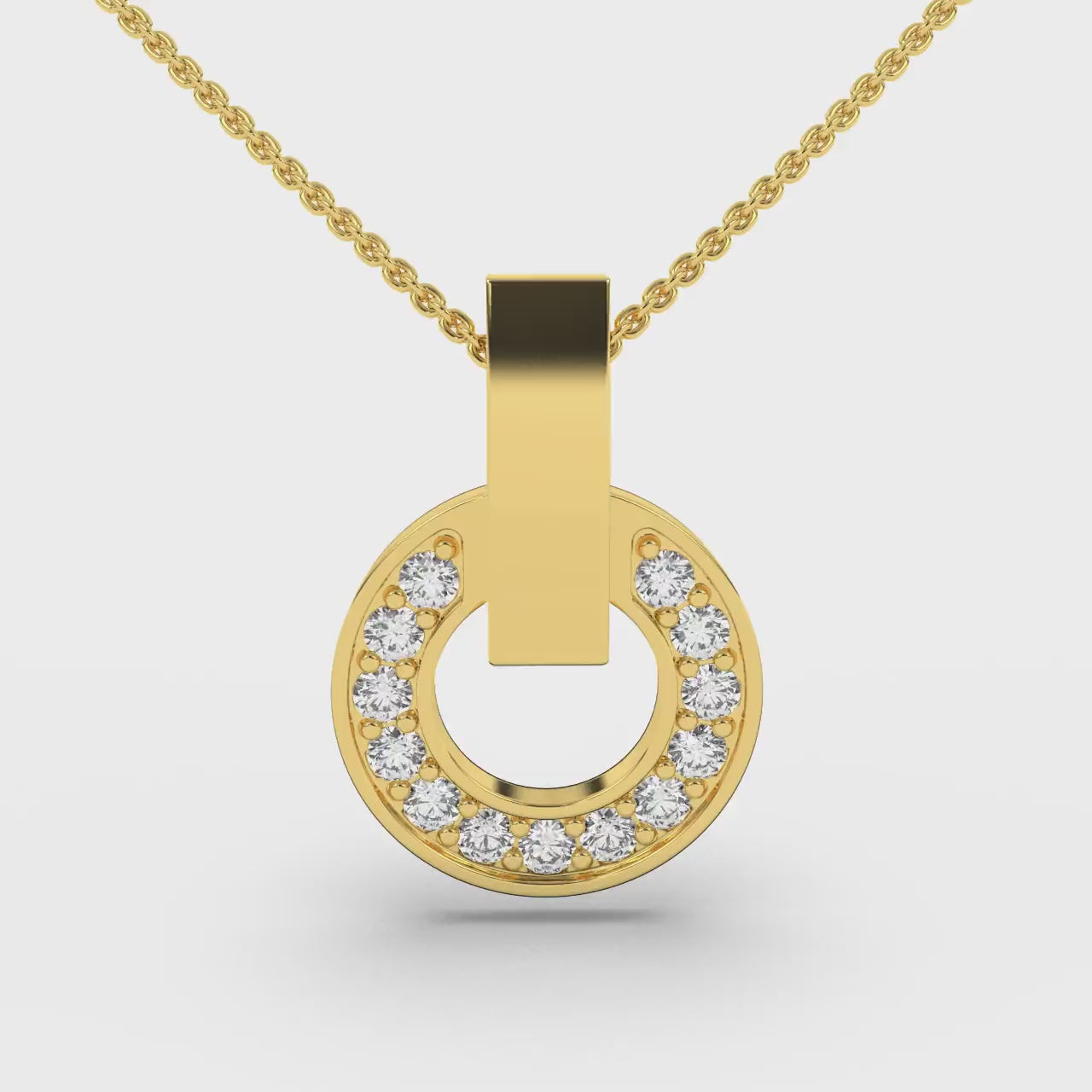 The Dazzling Halo pendant