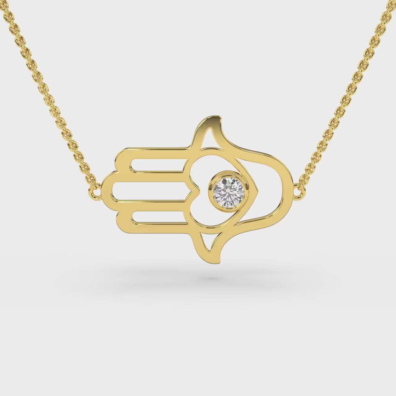 Hamsa Heart Harmony Pendant