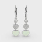 Trinity Hearts Cascade Earrings