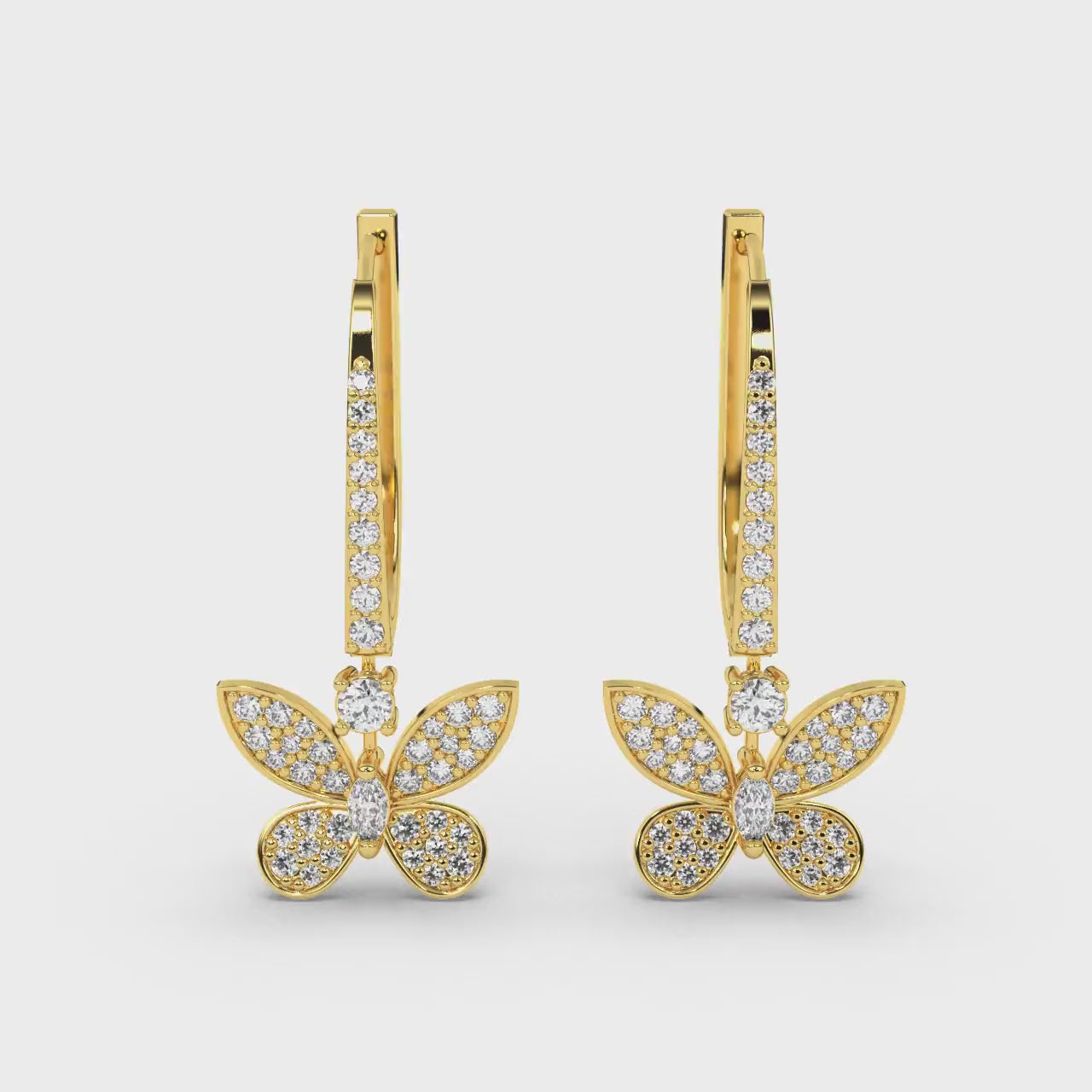 Butterfly Cascade Charms