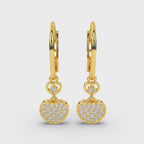 Sparkling Hearts Cascade Earrings
