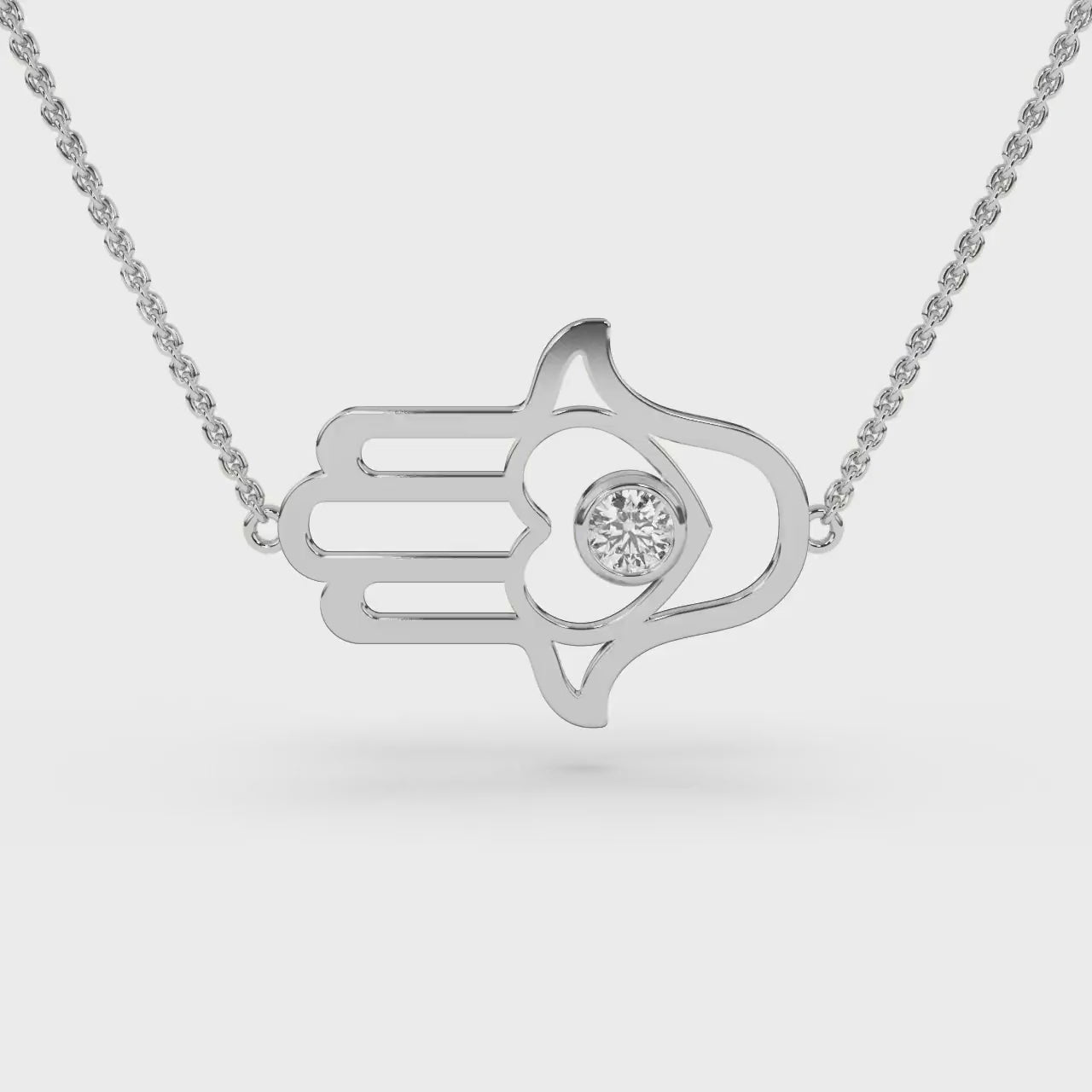 Hamsa Heart Harmony Pendant