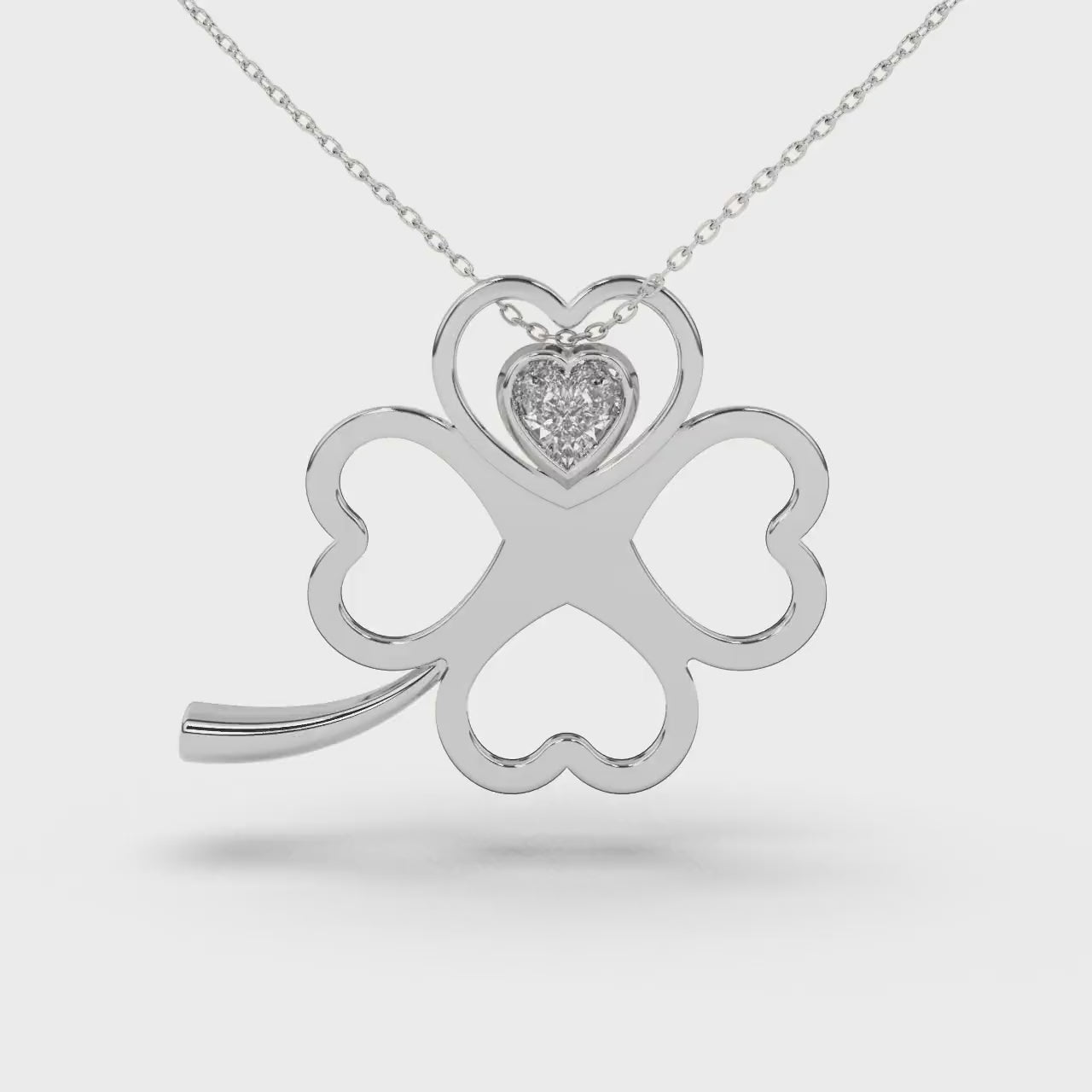 The Shamrock Serenity Pendant