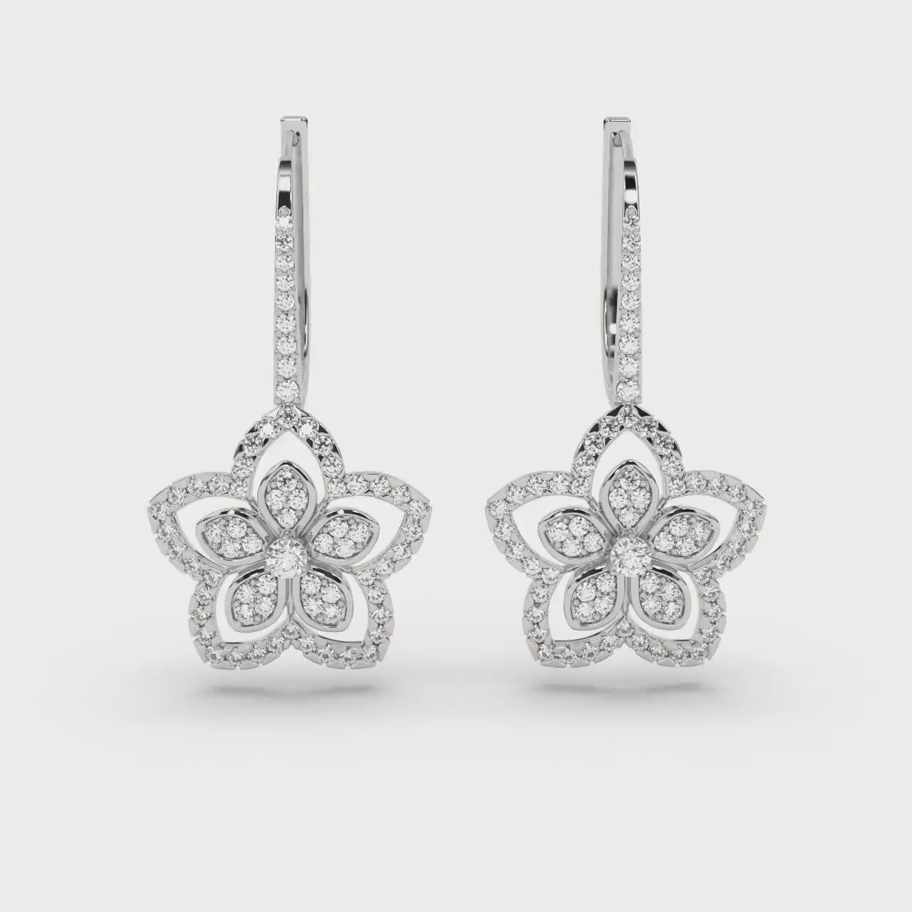 Blooming Pink Panache Earrings