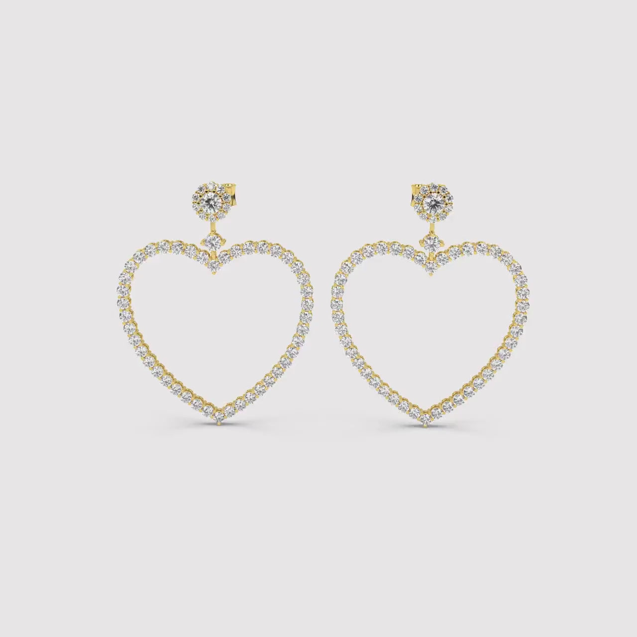 Sparkling Hearts Finesse Earrings